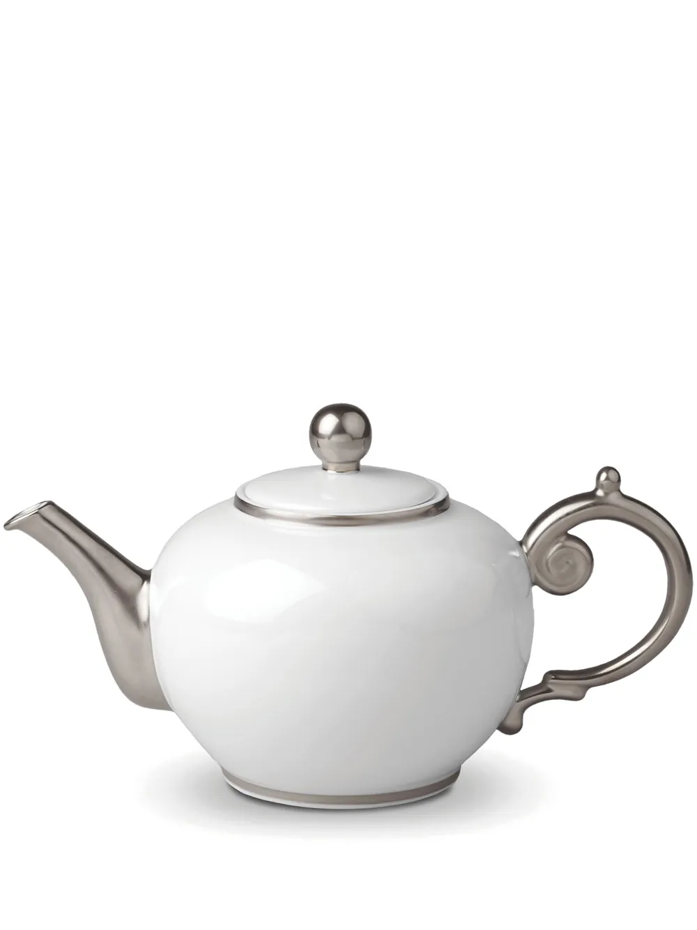 L'Objet Aegean teapot (14cm x 27cm) | White | Image 1