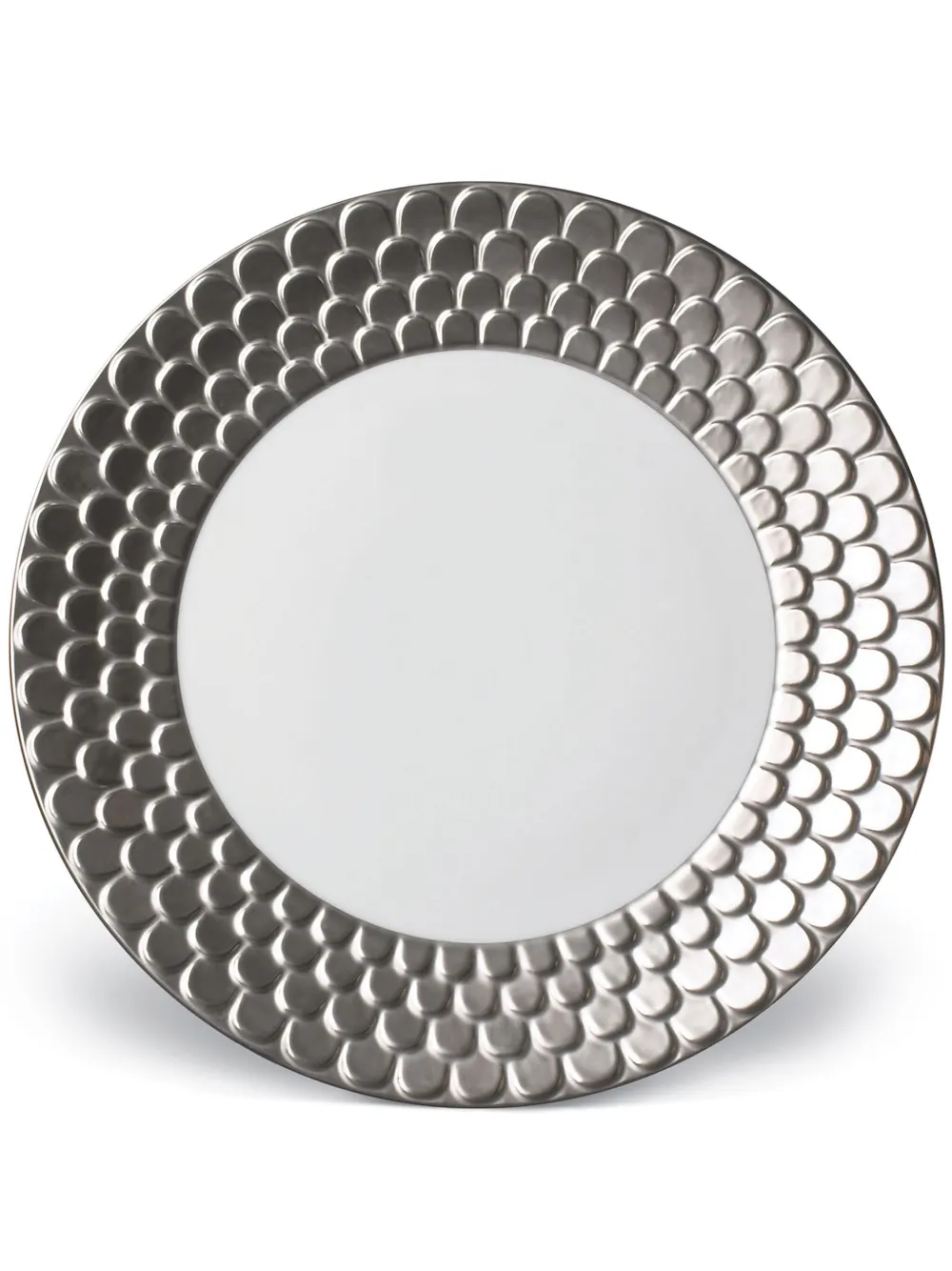 L'Objet Aegean dinner plate (27cm) | White | Image 1