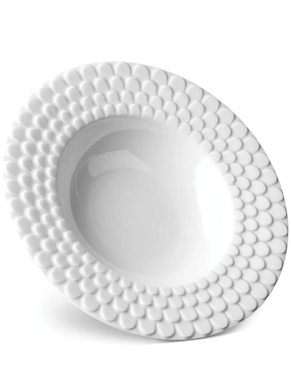 L'Objet Aegean soup plate (22cm) | White | Image 1