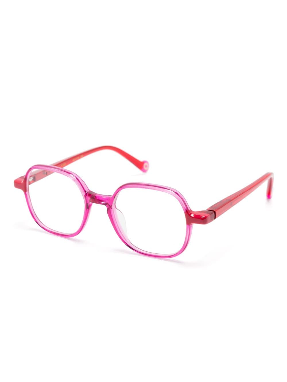Shop Etnia Barcelona Card Square-frame Glasses In Pink