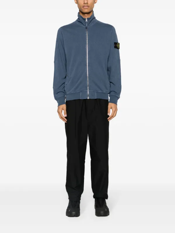 STONE  ジップアップ スウェットシャツ Stone Island ジップアップ スウェットシャツ | ブルー