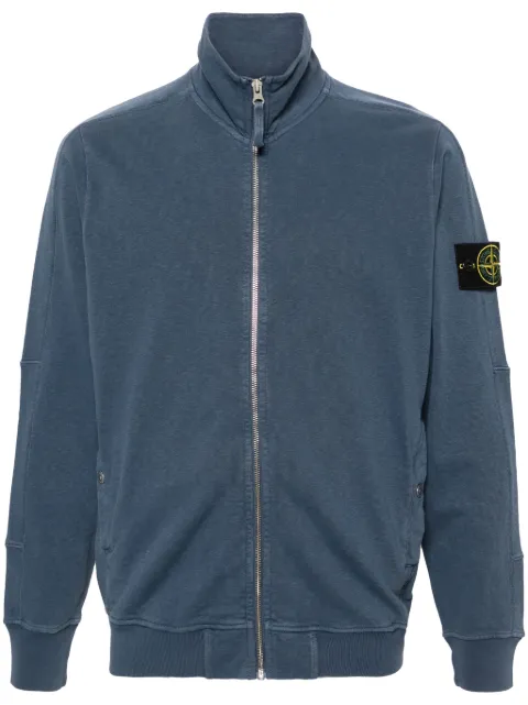 Stone Island Compass-badge zip-up sweatshirt