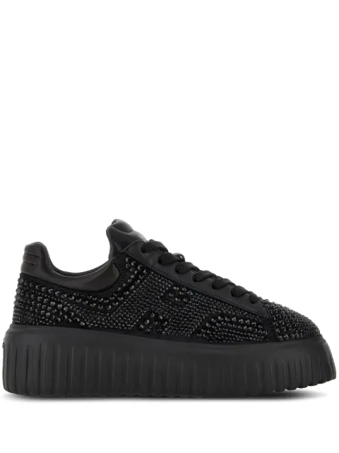 Hogan H-Stripe rhinestone sneakers