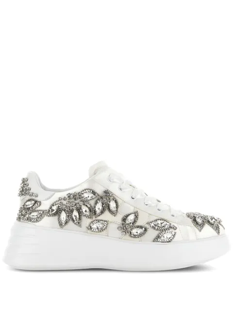 Hogan Rebel crystal-embellished sneakers