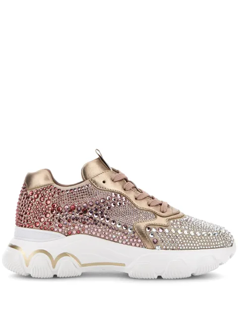 Hogan Hyperactive rhinestone-embellished sneakers