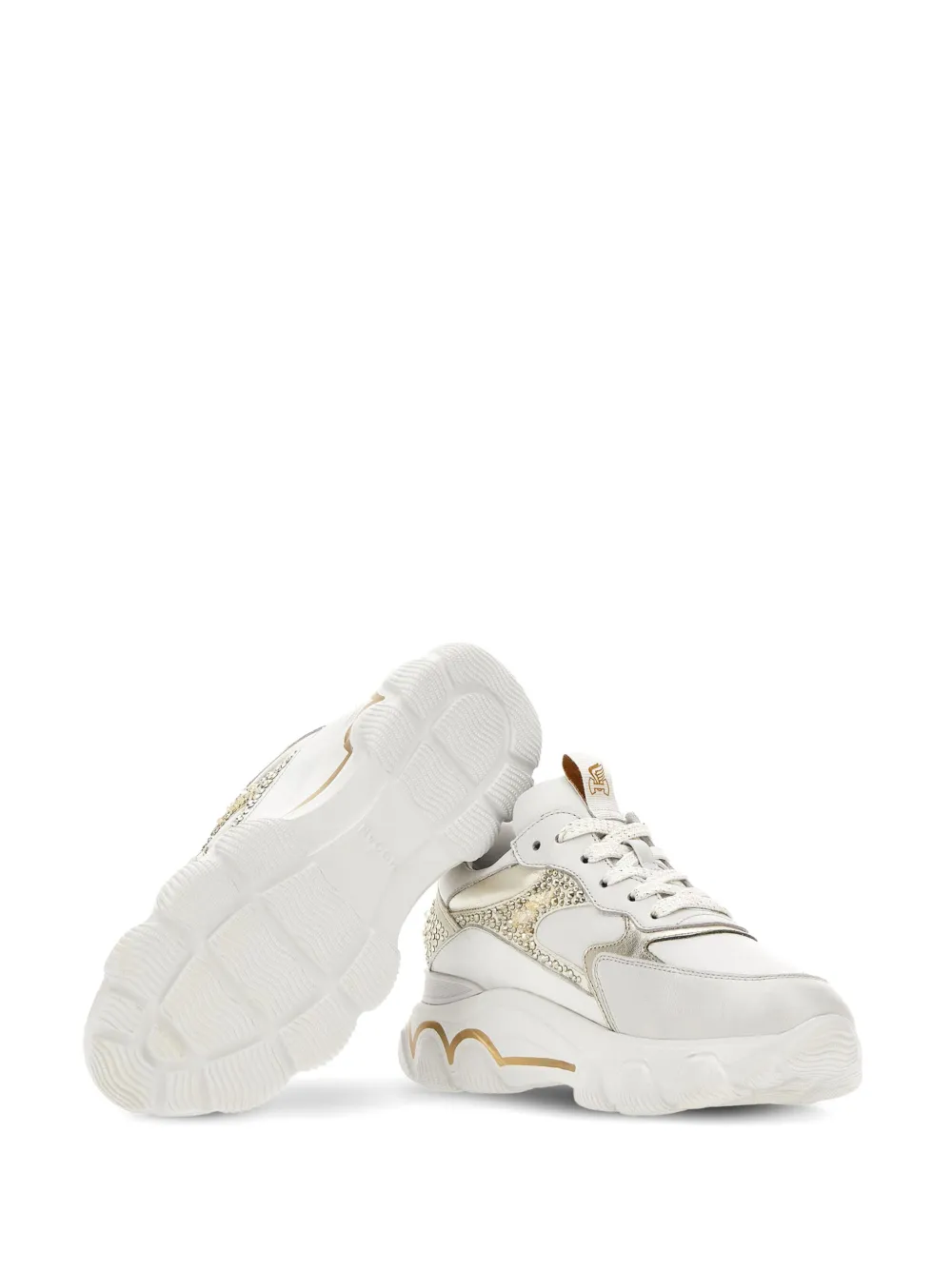 Hyperactive Rhinestone-Embellished Sneakers