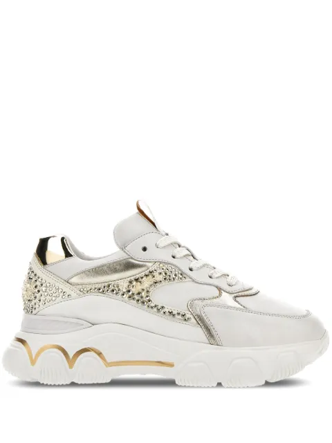 Hogan Hyperactive rhinestone-embellished sneakers