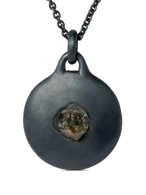 Parts of Four Disk quartz pendant necklace