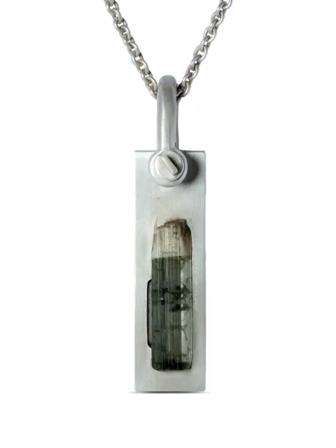 Parts of Four Plate verdelite pendant necklace