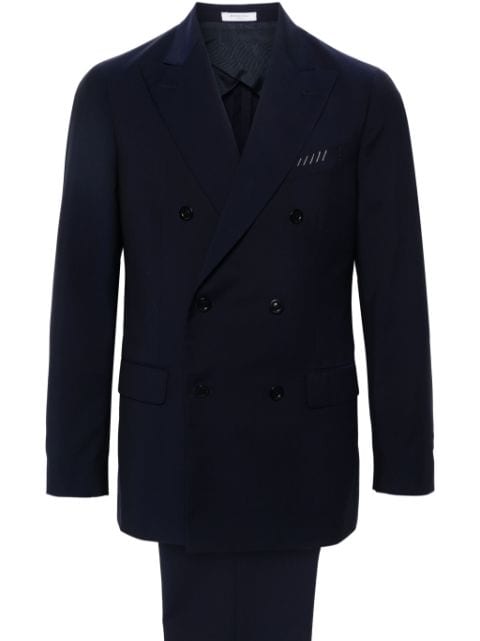 Boglioli double-breasted wool suit