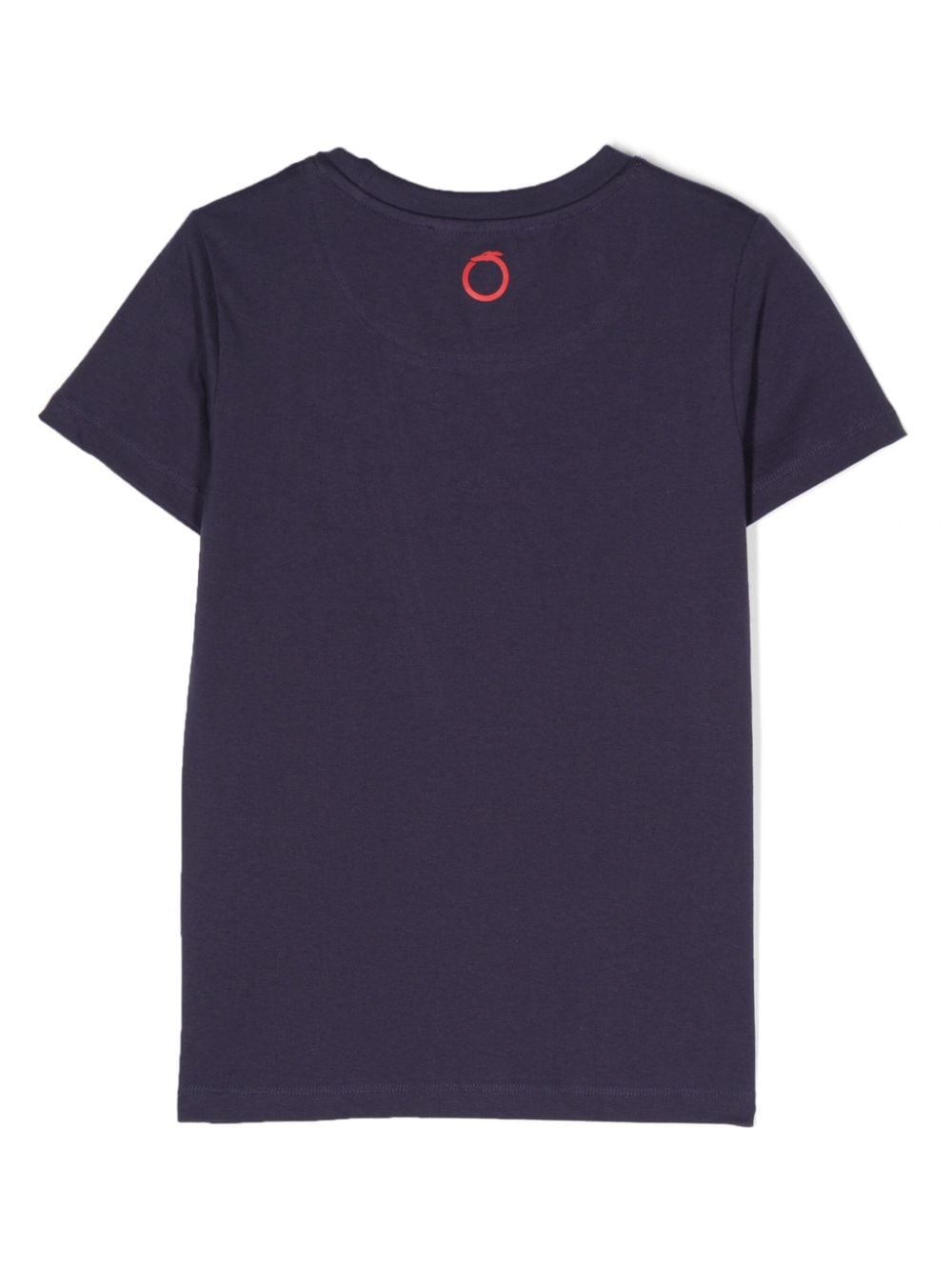 Shop Trussardi Junior Logo-printed Cotton T-shirt In Blue