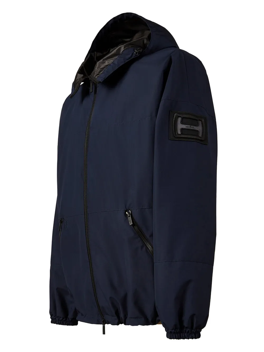 Hogan Windjack met capuchon Blauw