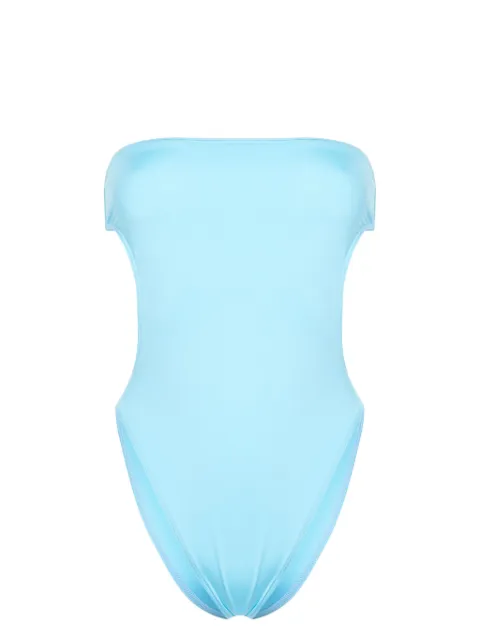 Saint Laurent maillot de bain bustier à découpe