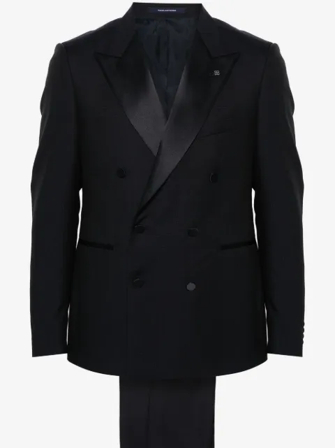 Tagliatore double-breasted peaked-lapel suit
