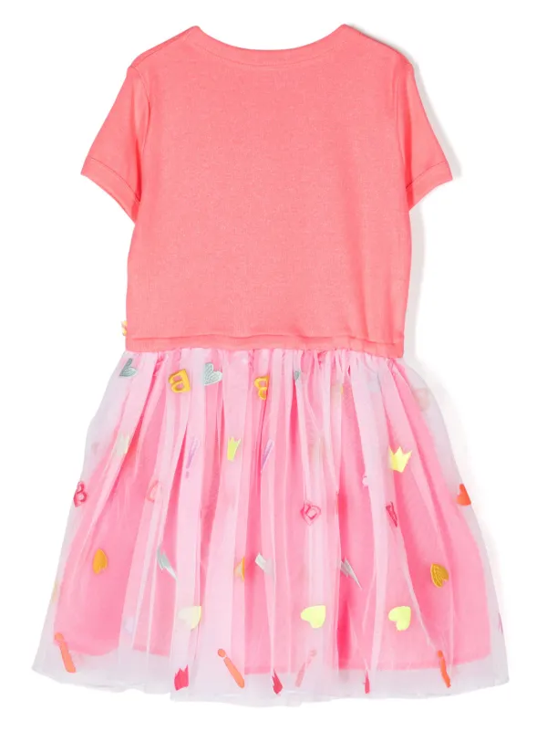 Billieblush ribbed-knit Tulle Dress | Pink | FARFETCH Billieblush ribbed-knit Tulle Dress | Pink | FARFETCH