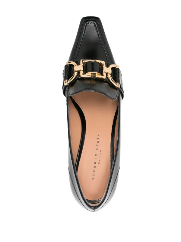 Roberto Festa Mocassini Con Morsetto Kesy 50mm Nero FARFETCH IT