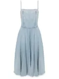 Haikure Dottie denim midi dress - Blue