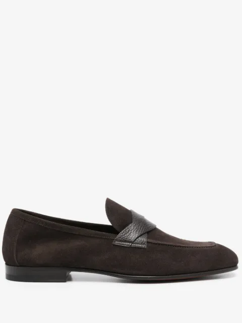 TOM FORD Sean twisted-band suede loafers