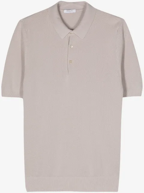 Boglioli piqué cotton polo shirt