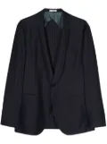 Boglioli textured single-breasted blazer - Blue
