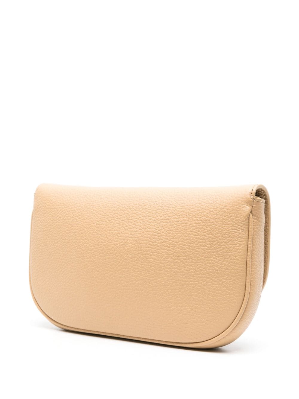 Shop Coccinelle Magie Leather Crossbody Bag In Neutrals