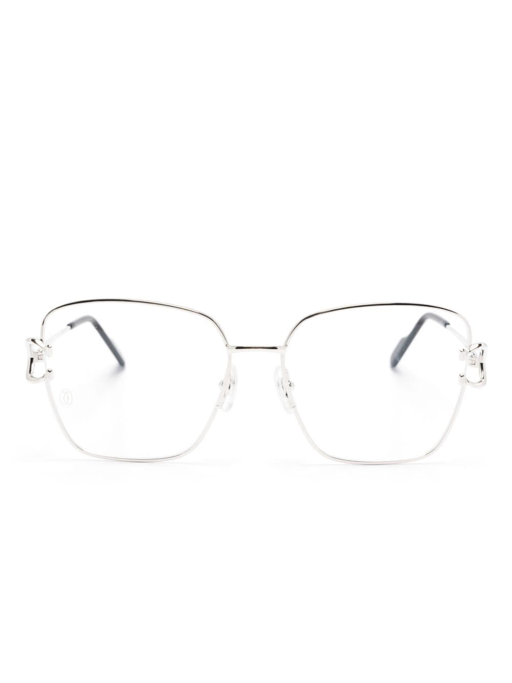 Cartier Square-frame Glasses In 银色