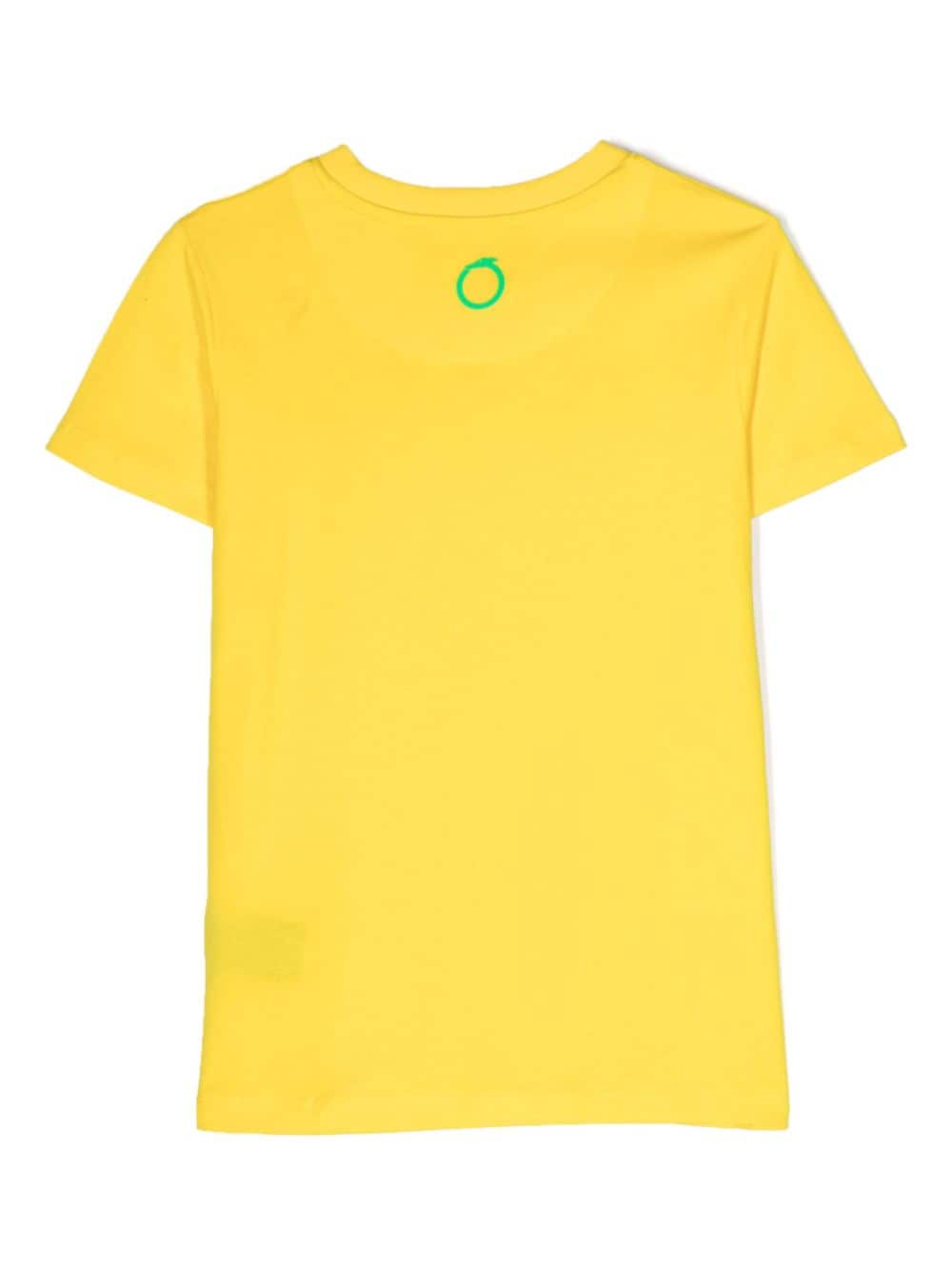 TRUSSARDI JUNIOR Katoenen T-shirt - Geel