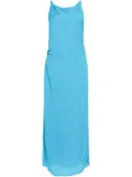 Faithfull the Brand Palermo linen-blend maxi dress - Blue