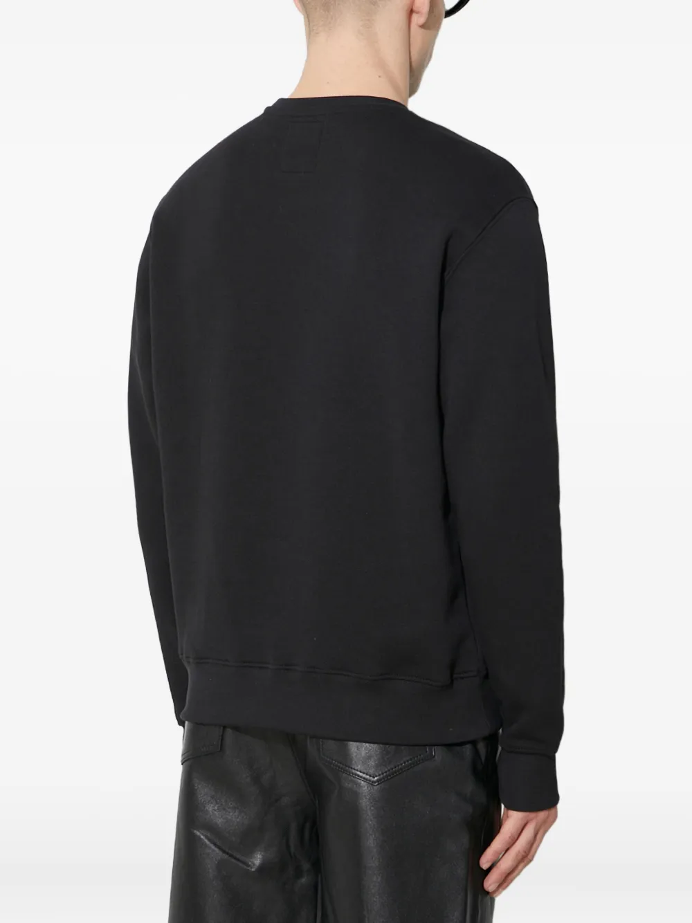Alpha Industries College Sweatshirt In Black