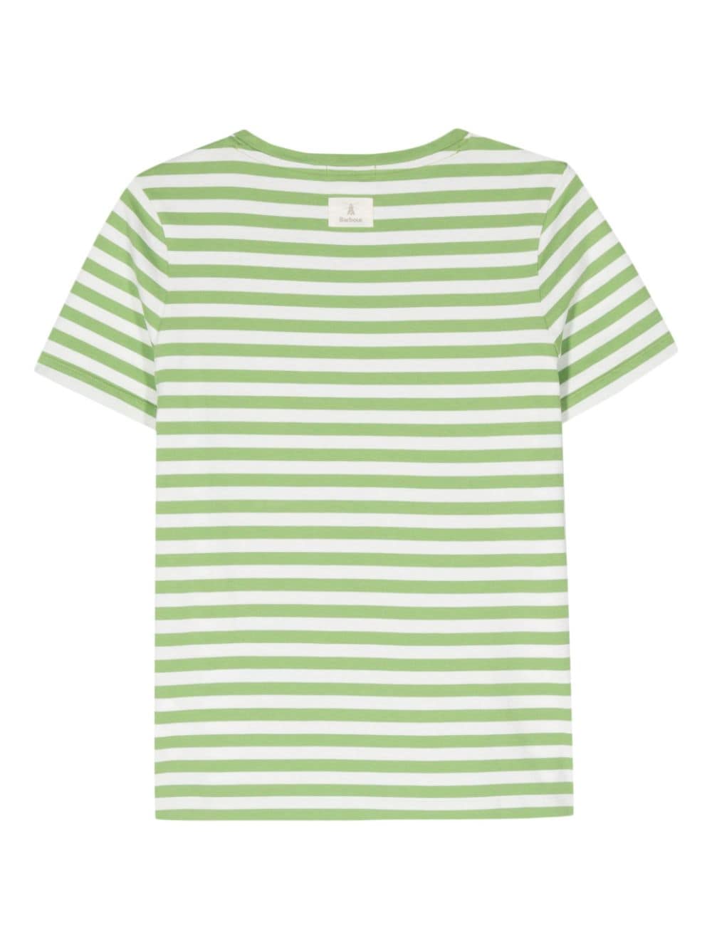 Shop Barbour Ferryside Striped T-shirt In Green