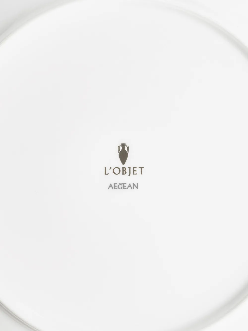  L'objet Aegean Filet Dinner Plate (27cm) - White 