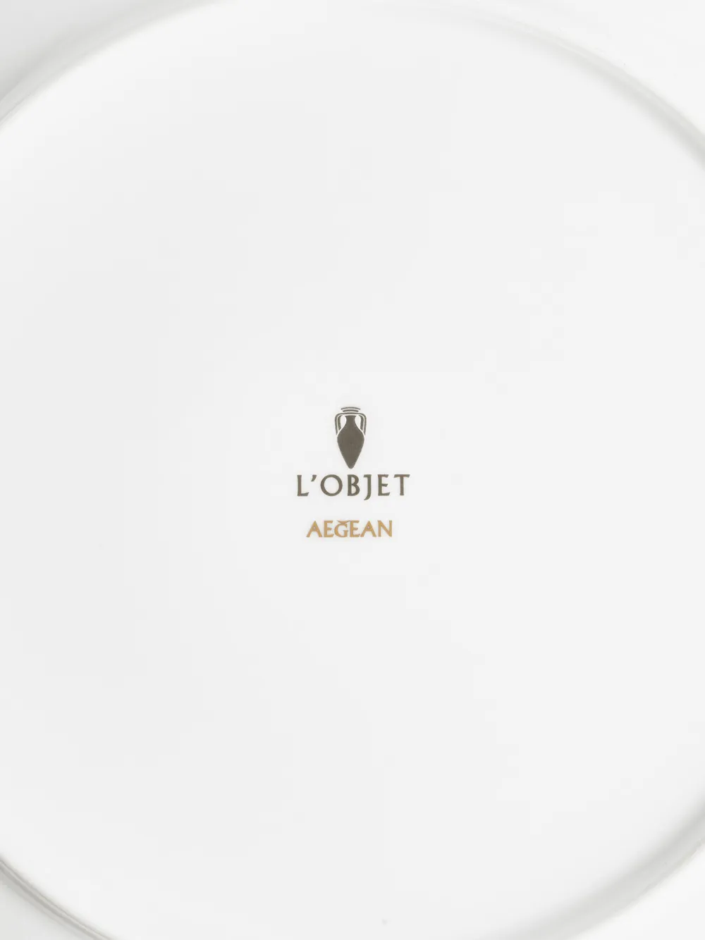  L'objet Aegean Dinner Plate (27cm) - White 