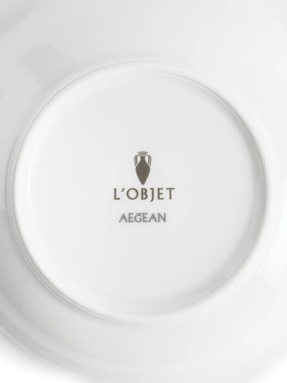  L'objet Aegean Filet Soup Plate (22cm) - White 