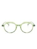 Etnia Barcelona Baaaang round-frame glasses - Green