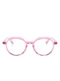 Etnia Barcelona Baaaang round-frame glasses - Pink