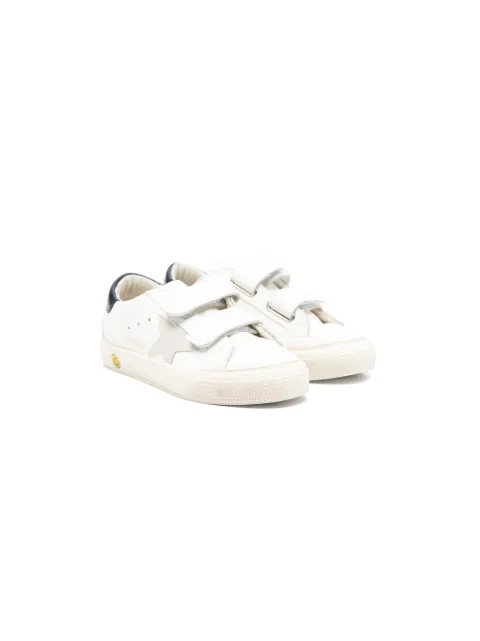 Golden Goose Kids May School touch-strap sneakers