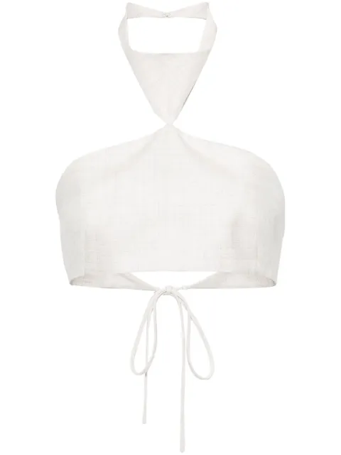 Philosophy Di Lorenzo Serafini blub halterneck crop top