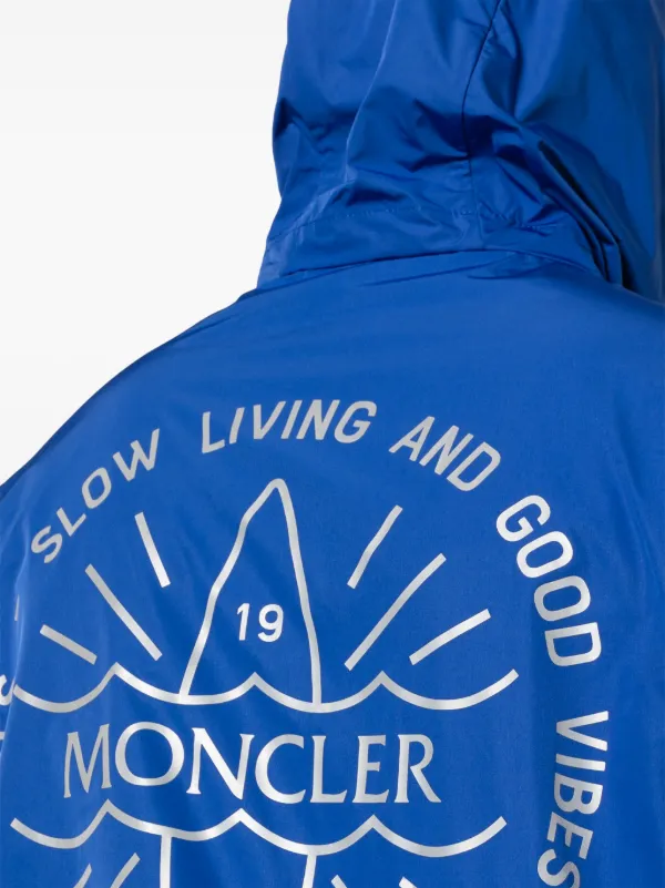 Moncler Clapier Hooded Jacket | Blue | FARFETCH JO