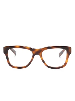Miu Miu Eyewear square-frame Glasses | Brown | FARFETCH CA