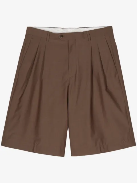 Lardini short à design plissé