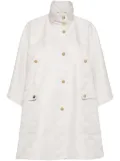 Max Mara monogram-jacquard cape - Neutrals