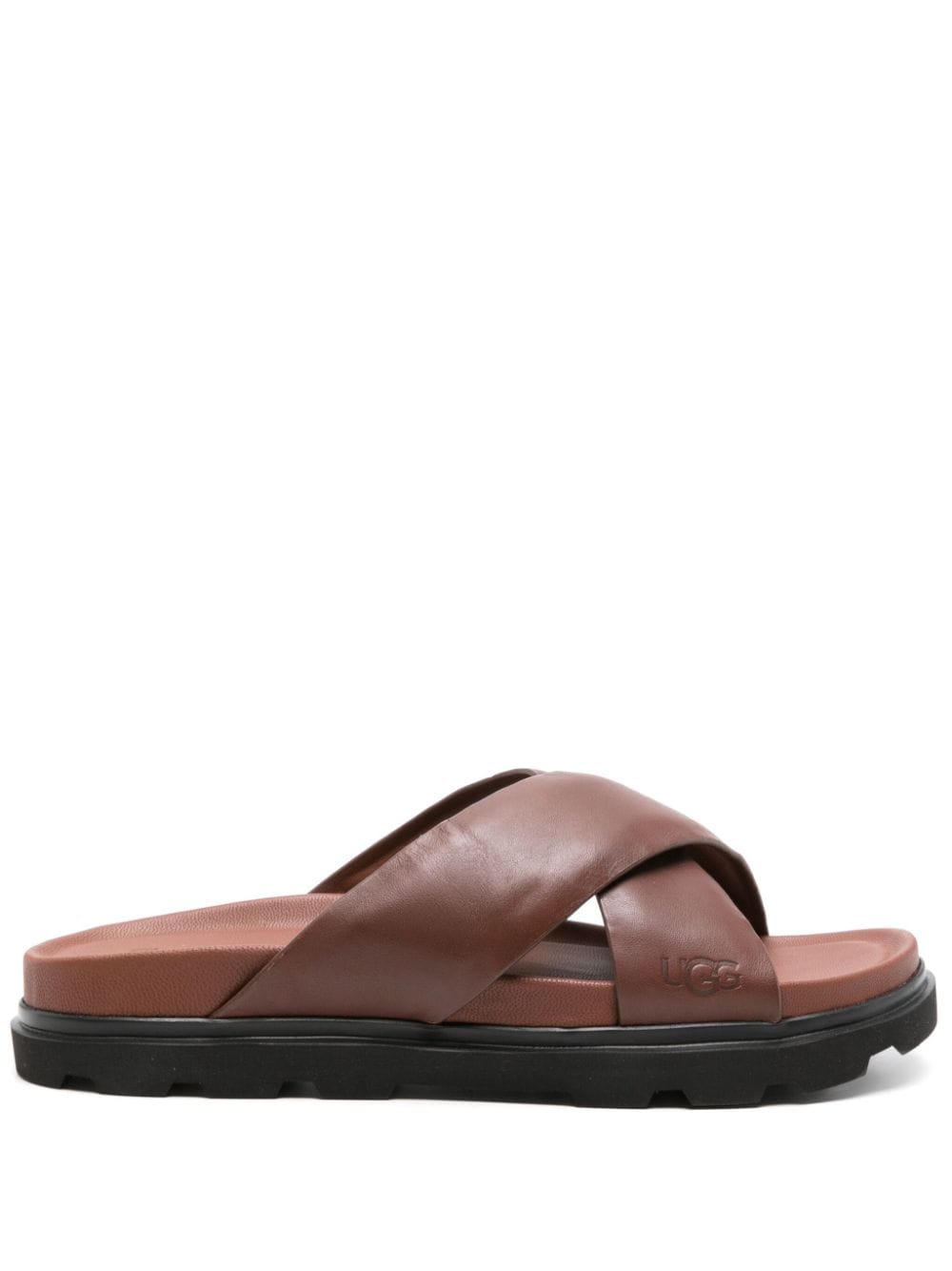 UGG Capitola leather slides Brown