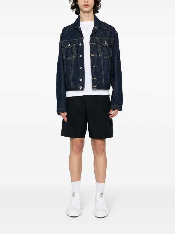 Stone Island コンパスモチーフ ショートパンツ | ブルー | FARFETCH JP