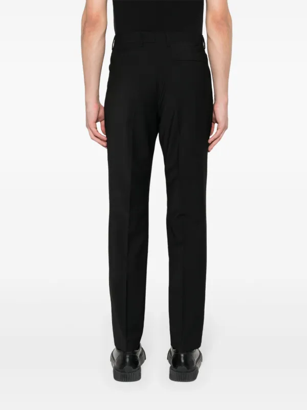 Calvin Klein Pantalones De Vestir Con Tiro Medio Negro FARFETCH CO