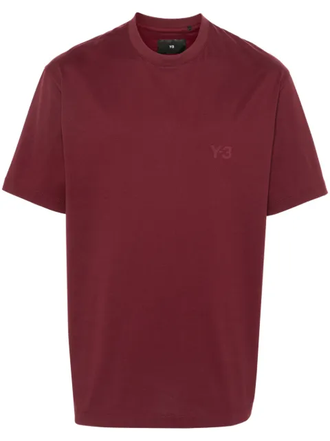 Y-3 t-shirt à logo en caoutchouc
