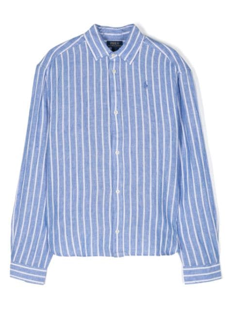 Ralph Lauren Kids striped linen shirt