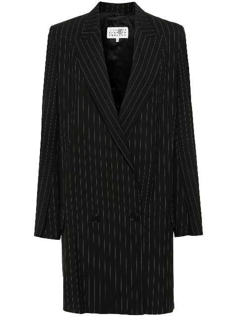 MM6 Maison Margiela Stripy Poly blazer Women