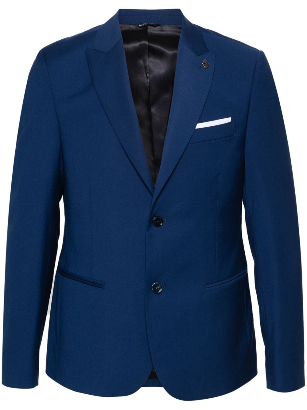 Daniele Alessandrini Peak-lapels Single-breasted Blazer In Blue