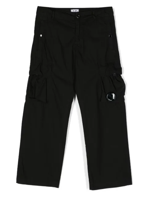 C.P. Company Kids Lens-detail cotton track pants  