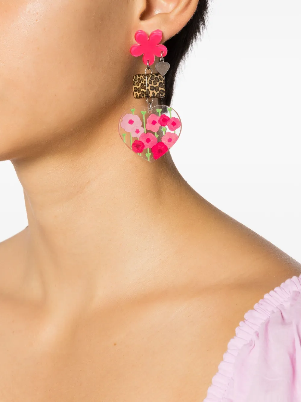 Amir Slama charm-detail drop earrings | Image 2